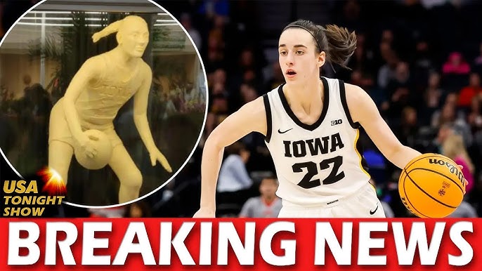 Caitlin Clark, a WNBA sensation, went viral for a bizarre butter statue made in Iowa. - YouTube