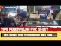 CARA MENEMPEL PVC TACO SHEET BUKAN HPL #18