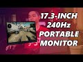 Gaming at 240Hz portably! ASUS ROG Strix XG17AHP review!