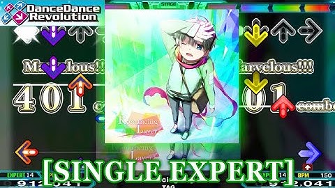 【DDR 2014】 Romancing Layer [SINGLE EXPERT] 譜面確認＋クラップ