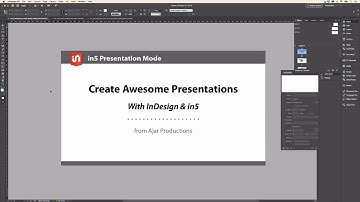 Building the Slides — Creating Awesome Presentations InDesign & in5