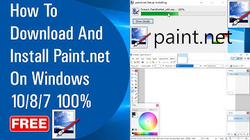 ✅ How To Download And Install Paint.net On Windows 10/8/7 100% Free  (Freeware Similar To Photoshop)