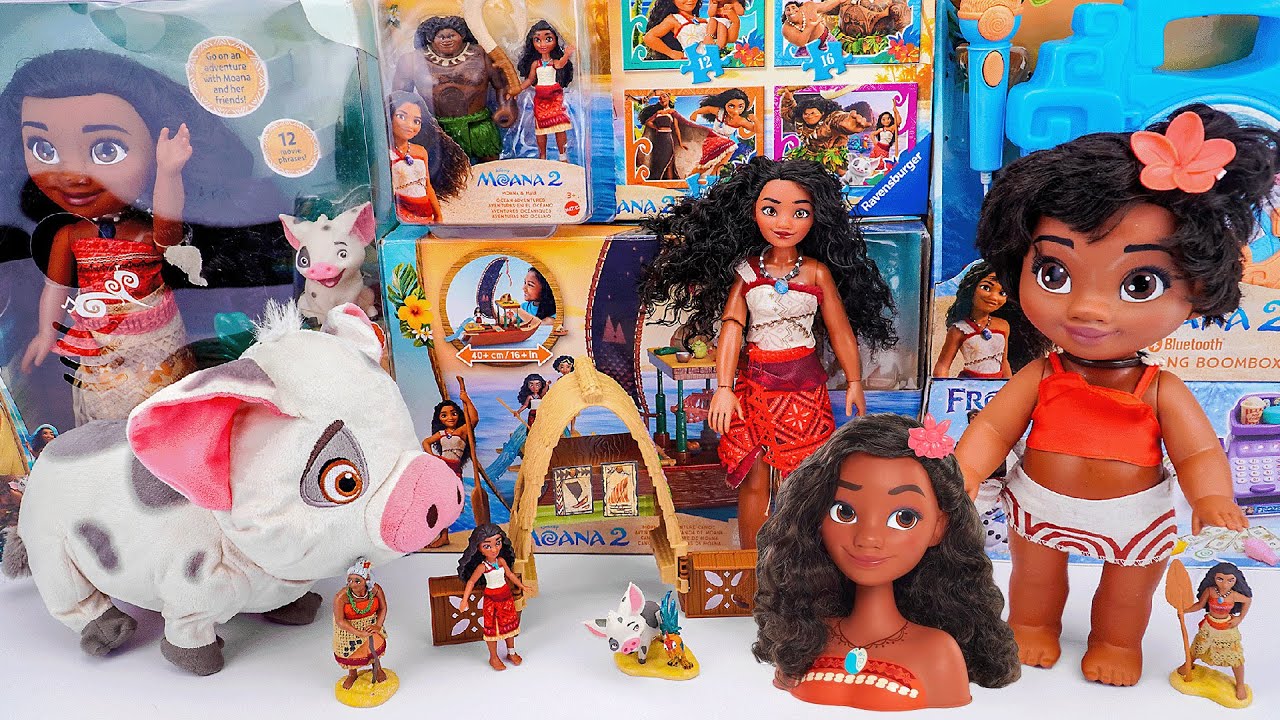 Unboxing Cool Disney Moana Toys Collection | Disney Princess Moana Styling Head Playset | Toy Review