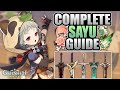 SAYU - Complete Guide - 3★/4★/5★ Weapons, Builds, Artifacts, Mechanics & Showcase | Genshin Impact