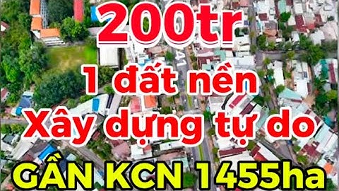 Chỉ 200 triệu để sở hữu một đất nền xây dựng tự do tại KCN Tân Bình mở rộng 1455ha |Dự án Alana City