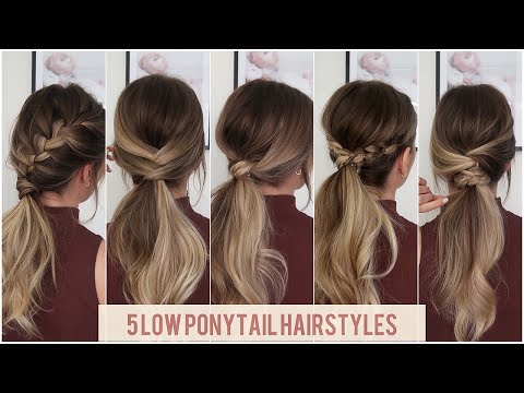 Ponytail Hairstyles - 5 Easy Ponytail Looks for the Work Week