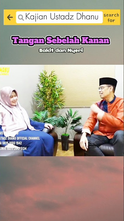 Ustadz Danu - Pain in the right hand #ustadzdhanu #islamic studies #tausiyah #shorts