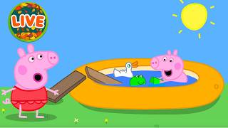 LIVE 🔴 Peppa Pig's NEW Summer Holiday Adventures! ☀️🏖️ | Full Episodes | Family Days Out