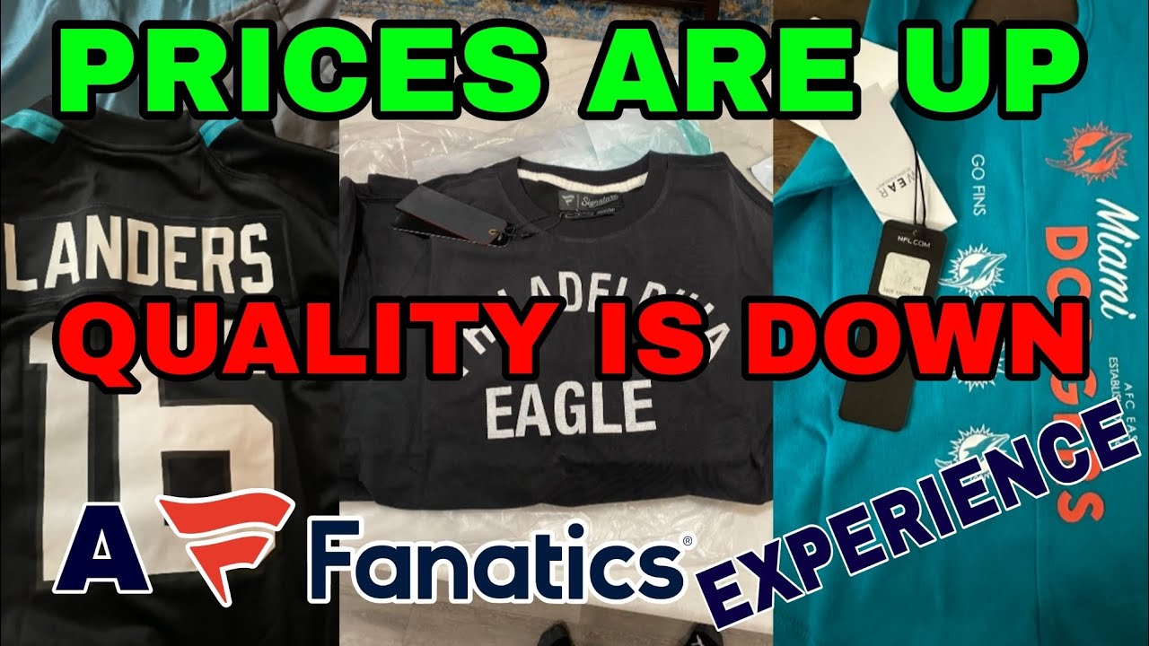 Fanatics prices are rising while quality is declining (again) YouTube