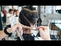 how to cut soft  bob haircut tutorial