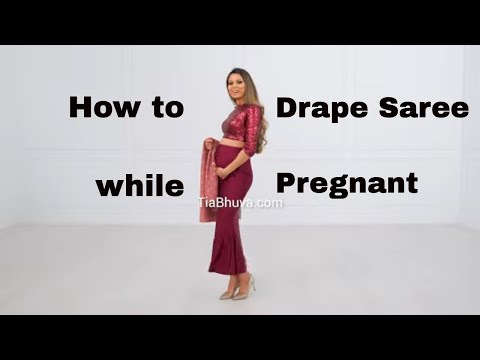 How to wear Saree while Pregnant, How to Wear Saree for Beginners