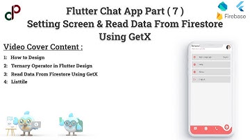 Flutter Chat App Part 7 | Setting Screen & Read Data From Firestore Using GetX