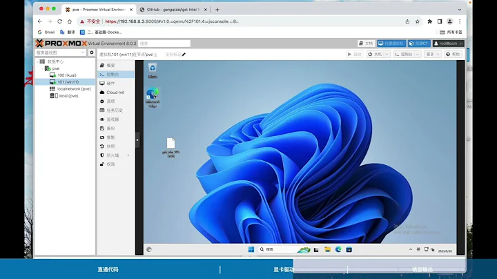 超迷M1魔方软路由虚拟机PVE8.0下win11核显直通2/2How to set GPU pass-through under PVE8.0 for Win11 with Mrroute M12/2