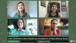 Live - Como aumentar a participação das mulheres no sistema sindical rural?