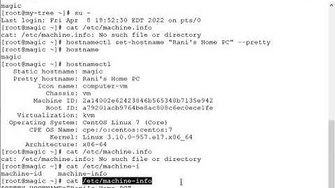 How to change hostname of Linux system - hostnamectl nmcli