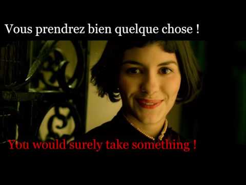 FRENCH LESSON - learn french with a french movie : Amélie Poulain