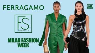 FERRAGAMO Spring Summer 2024 Full Show 4K Vittoria Ceretti, Sora Choi and Anok Yai