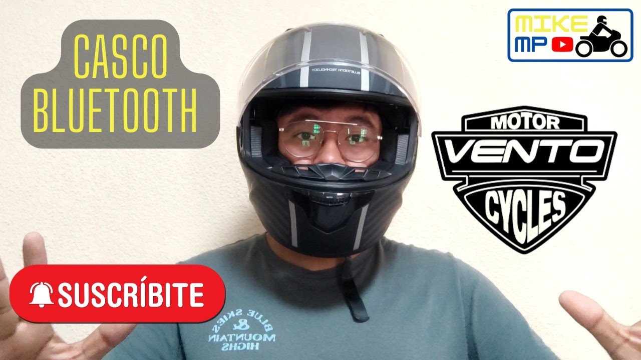 Nuevo Casco BLUETHOOT de @VentoMotorcyclesUSA ¿cómo funcionan? conectan a la moto? #viral - YouTube