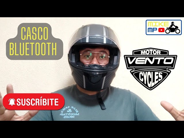 Nuevo Casco BLUETHOOT de @VentoMotorcyclesUSA ¿cómo funcionan? ¿Se conectan  a la moto? #viral 
