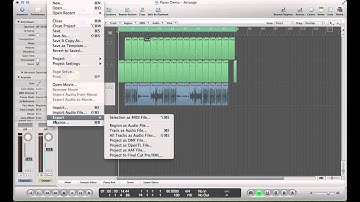 Logic Pro 9 Guide | How to Bounce / Export a Project