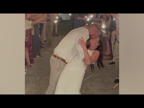 Bride killed, groom critically injured in crash hours after wedding