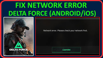 How To Fix Network Error In Delta Force on Android or iOS | #deltaforcemobile