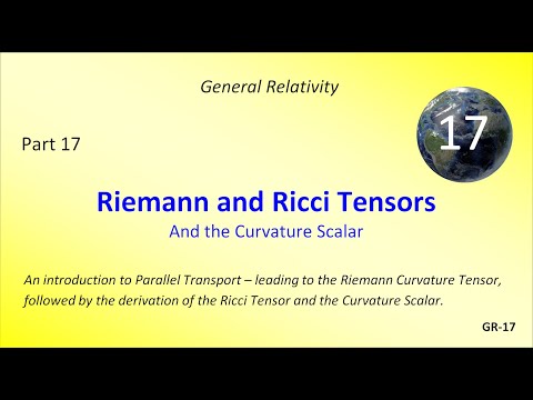 Vídeo: Fórmula per al tensor de Ricci?