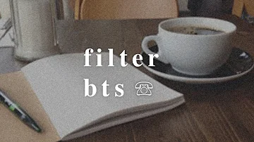 bts//jimin - filter but you're studying in a coffee shop