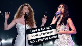 Morissette Amon & Loren Allred (AGT) - Never Enough David Foster Performance Reaction