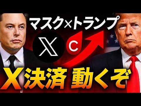 【X決済通貨🔥】これはもう仕組まれてた…。トランプ×マスク和解の理由→X仮想通貨計画始動