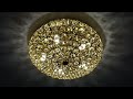 IDEAL LUX KING PL5 073187 GOLD Ceiling Lamp