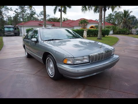 This 1994 Chevrolet Caprice Classic LS was the Last V8 Powered Full Frame American Sedan Built by GM