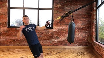 TRX Single Arm Row (with rotation)