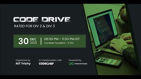 Count Number of Peaks|  CODE DRIVE DIVISION 2| Codechef Rated