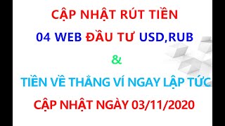 CẬP NHẬT RÚT TIỀN 04 WEB ĐẦU TƯ KIẾM USD&RUB!! |WEBFLEX24, BITCOIN GUARDS, CASEFROM, BEDHEX|