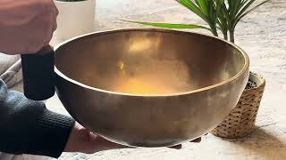 12" Plain Tibetan Handmade Singing Bowl