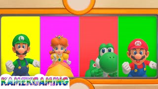 Super Mario Party Minigames Luigi Vs Daisy Vs Yoshi Vs Mario #kamekgaming