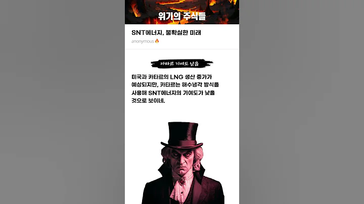 SNT에너지, 불확실한 미래 #20250526#SNT에너지#위기의주식들