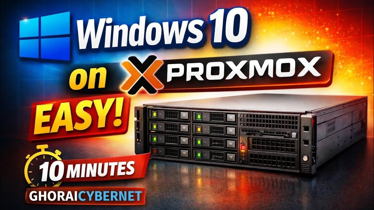 How to Install Windows 10 on Proxmox Homelab Server | Step-by-Step ...