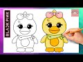 How To Draw Blackpink Lisa Ppeu Plush | Kpop Easy Cute Drawing Tutorial