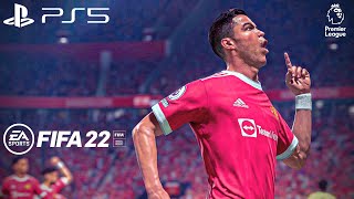 FIFA 22 - Man United vs. Arsenal at Old Trafford - Premier League Full Match PS5 Gameplay | 4K