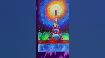 Eiffel Tower #art #draw #shorts #shortvideo #short