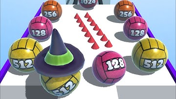 Ball Merge 2048 - All Levels Gameplay Android, iOS