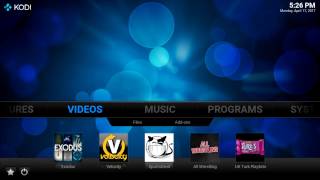 How to create Kodi Add-On Shortcuts in Krypton with Confluence Skin screenshot 3