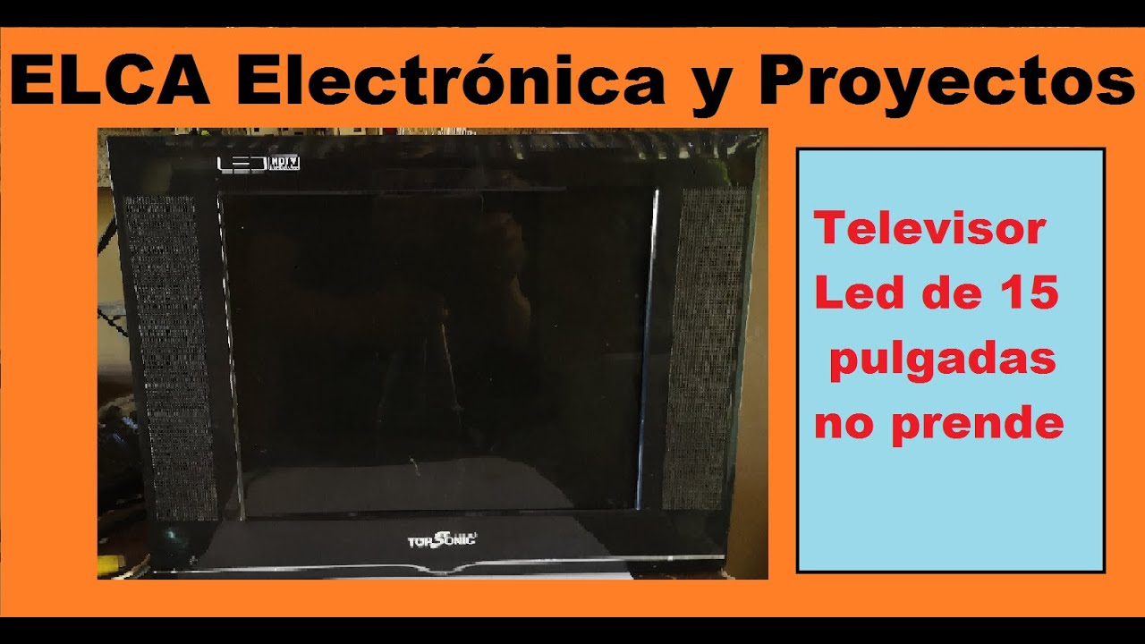 Pantalla de TV Led de 15 Pulgadas Top Sonic. 