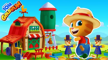 Talking Tom Gold Run - Gameplay Walkthrough Part 9 - Farmer Ginger