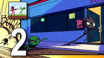 Stick vs Zombies Part 2 Chapter 2 (Supermarket) Walkthrough | Gameplay