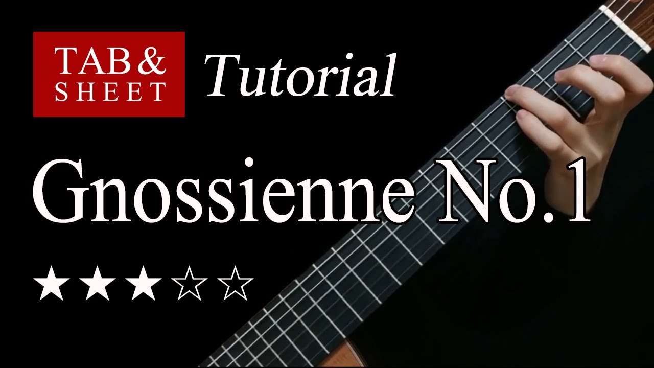 Tablature Gnossienne n°3 de Erik Satie (Guitar Pro) - Guitare seule