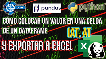 🐼 ¿Cómo escribir 1 valor en una celda de un Dataframe y exportarlo a Excel? | Pandas | Python