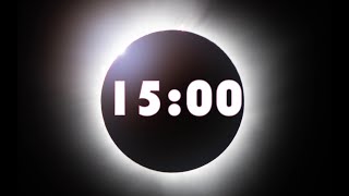 Black Eclipse 15 Minute Countdown Timer